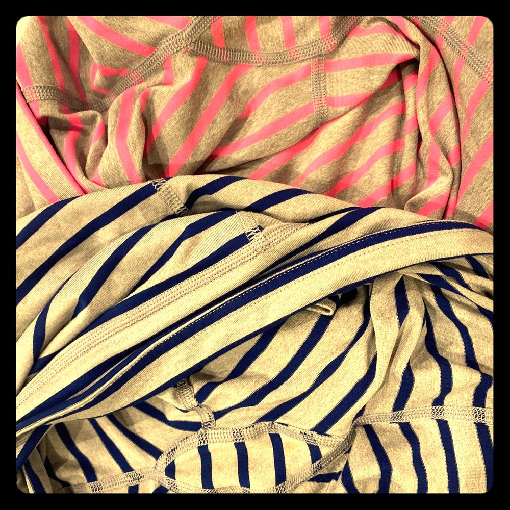 Under Armour heat gear striped booty shorts